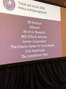 NRHA Rural Health Institute 2019