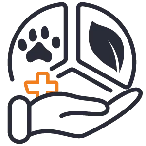 One Health Human-Animal-Environment Interaction Icon